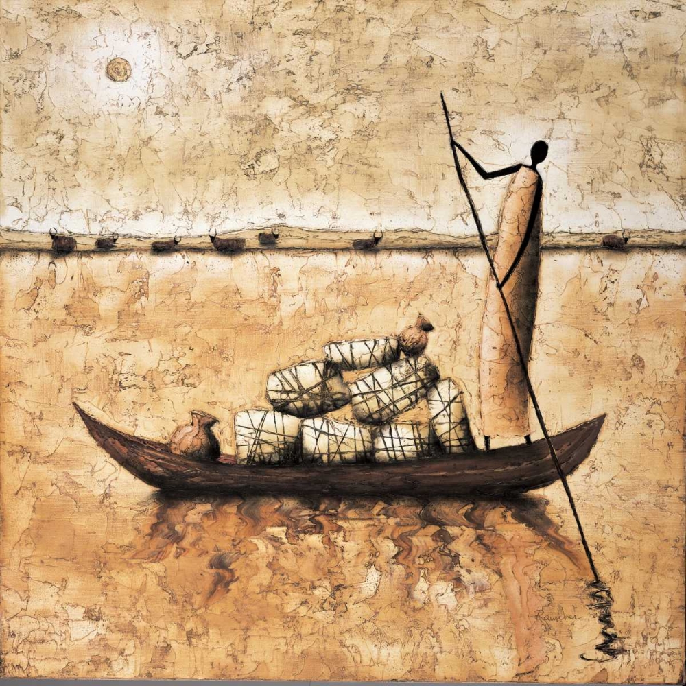 Wall art: Amber Nightfall, by Rauscher, Michel