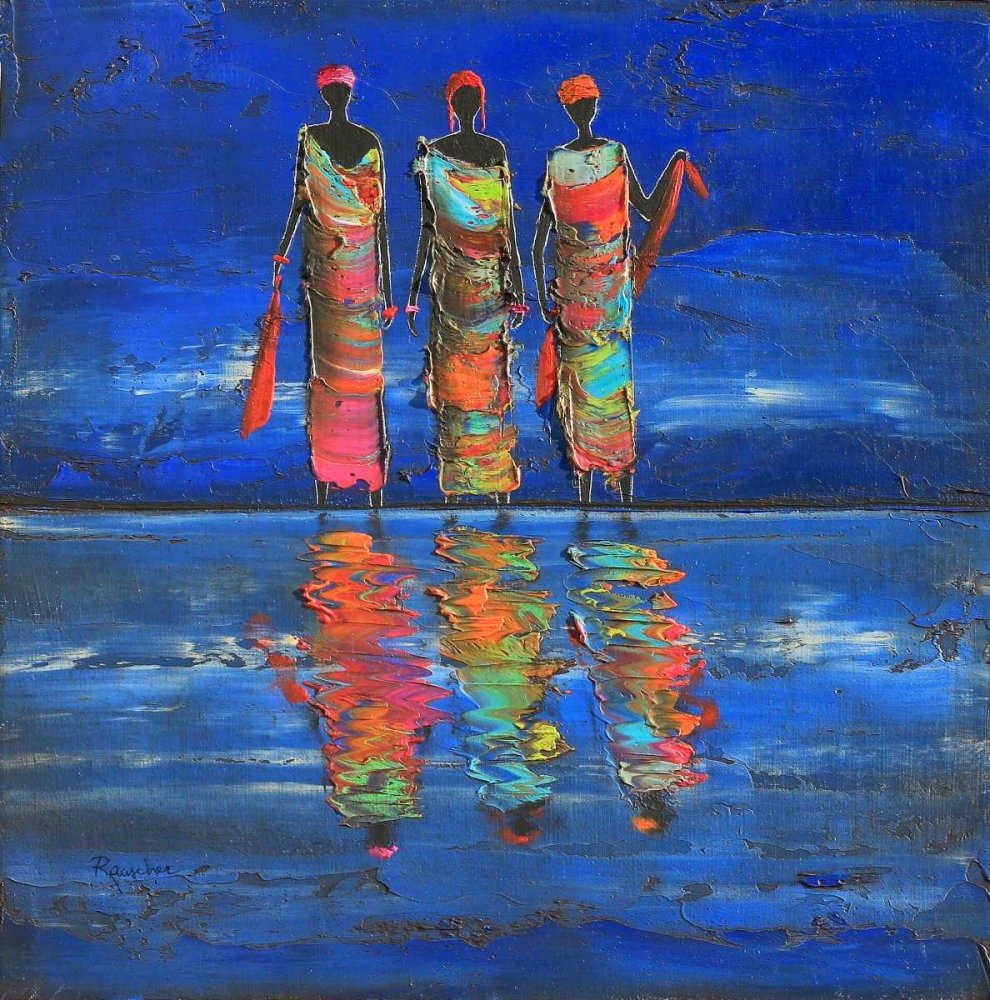 Wall art: Midnight River 1 , by Rauscher, Michel