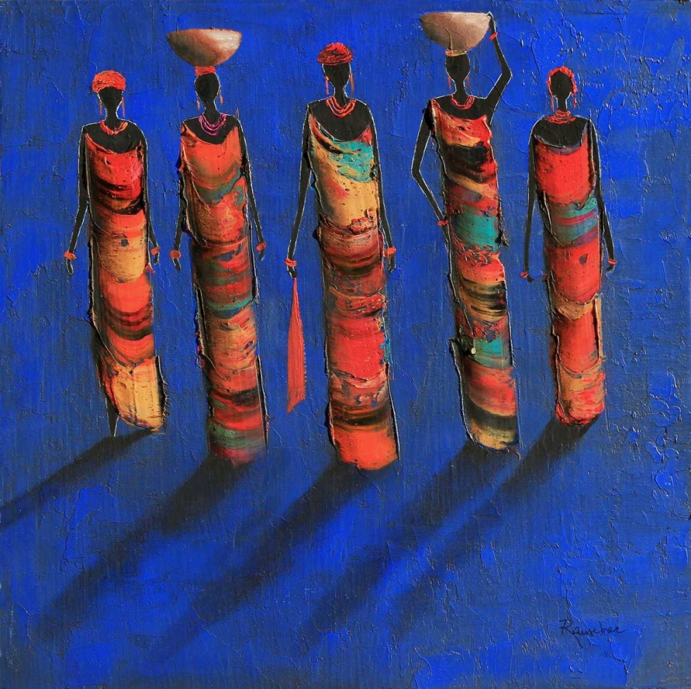 Wall art: Midnight Gathering 1 , by Rauscher, Michel