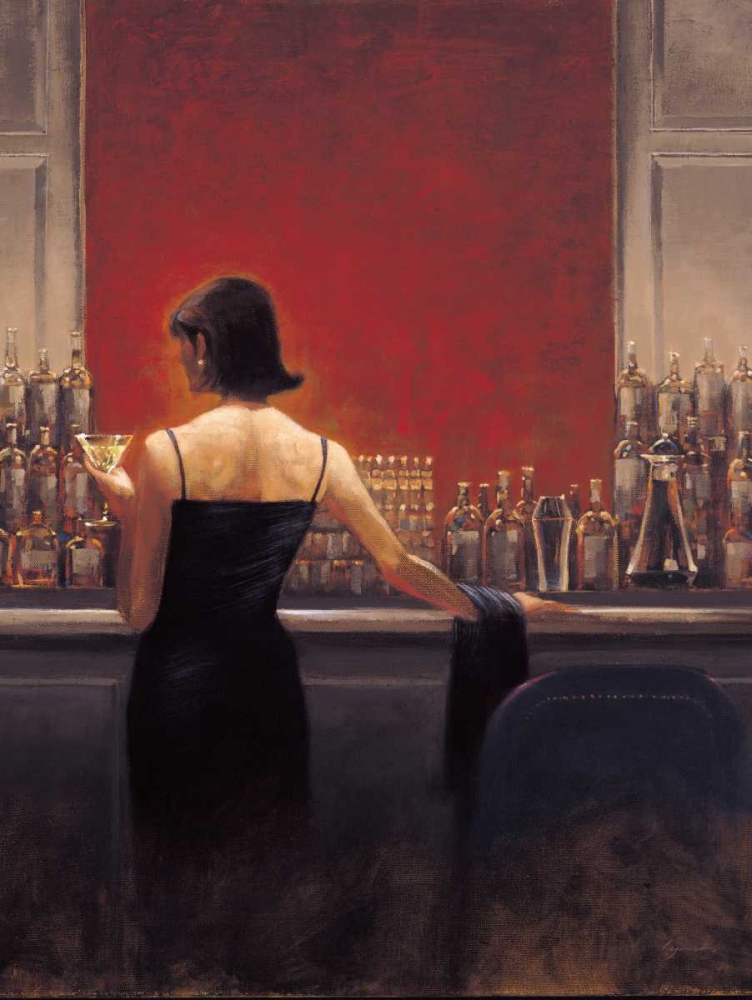 Wall Art Painting id:57587, Name: Evening Lounge, Artist: Lynch, Brent 