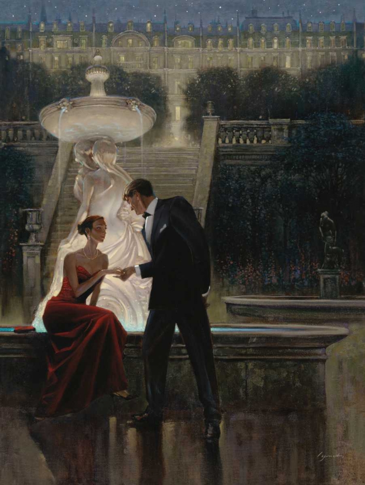 Wall Art Painting id:57598, Name: Twilight Romance, Artist: Lynch, Brent 