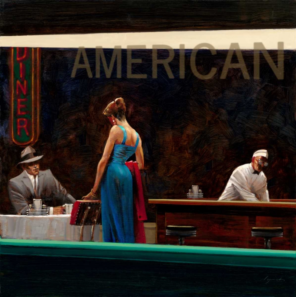 Wall Art Painting id:57617, Name: Evenng Proposition, Artist: Lynch, Brent 
