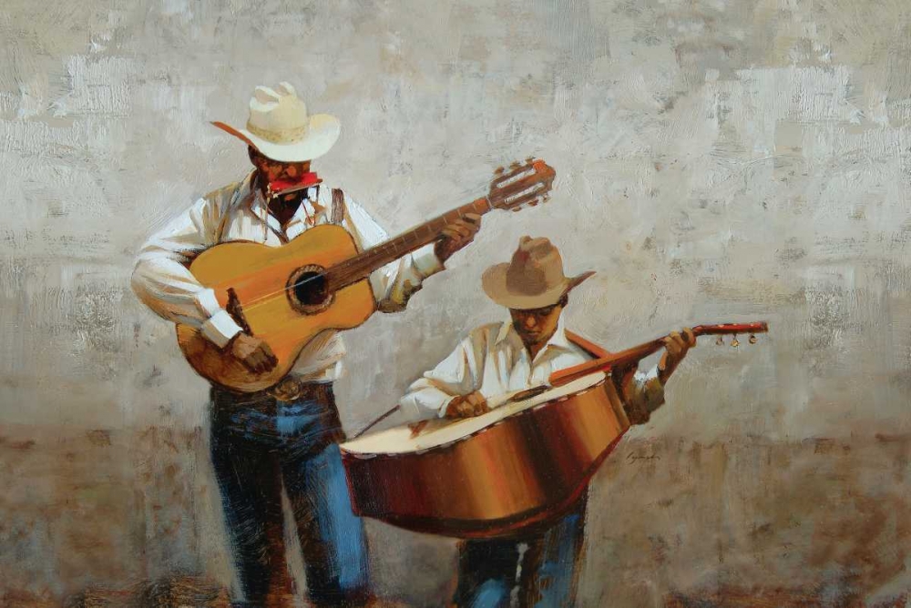 Wall Art Painting id:57621, Name: Street Music, Artist: Lynch, Brent 
