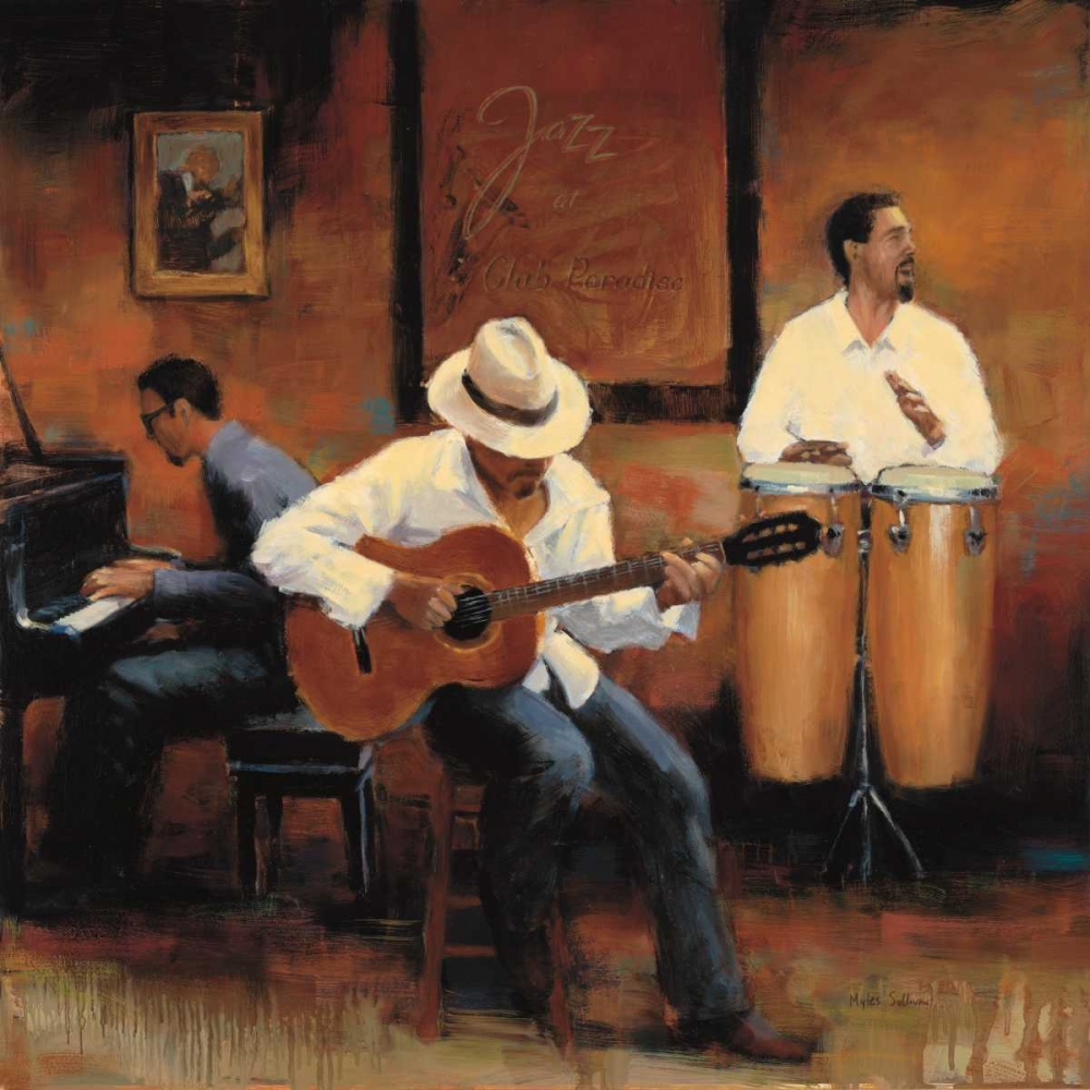 Wall Art Painting id:60562, Name: Jazz Rhythms, Artist: Sullivan, Miles