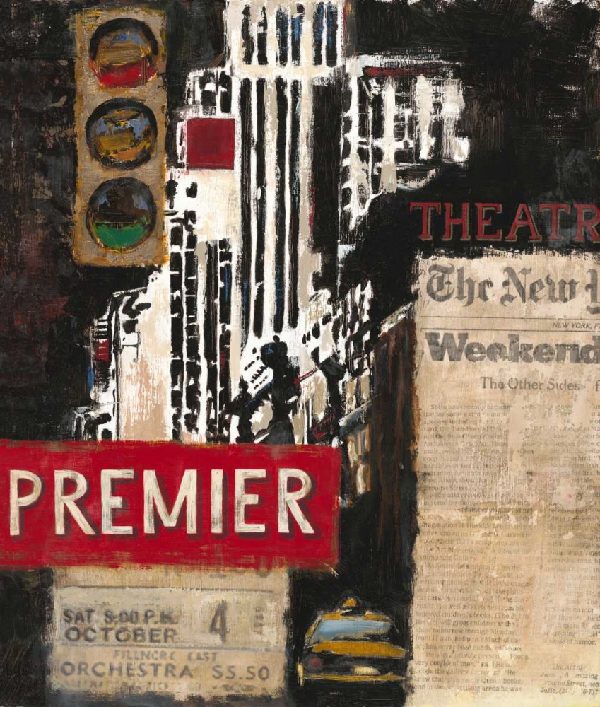 Wall Art Painting id:60597, Name: Theater Premier, Artist: Sullivan, Myles  