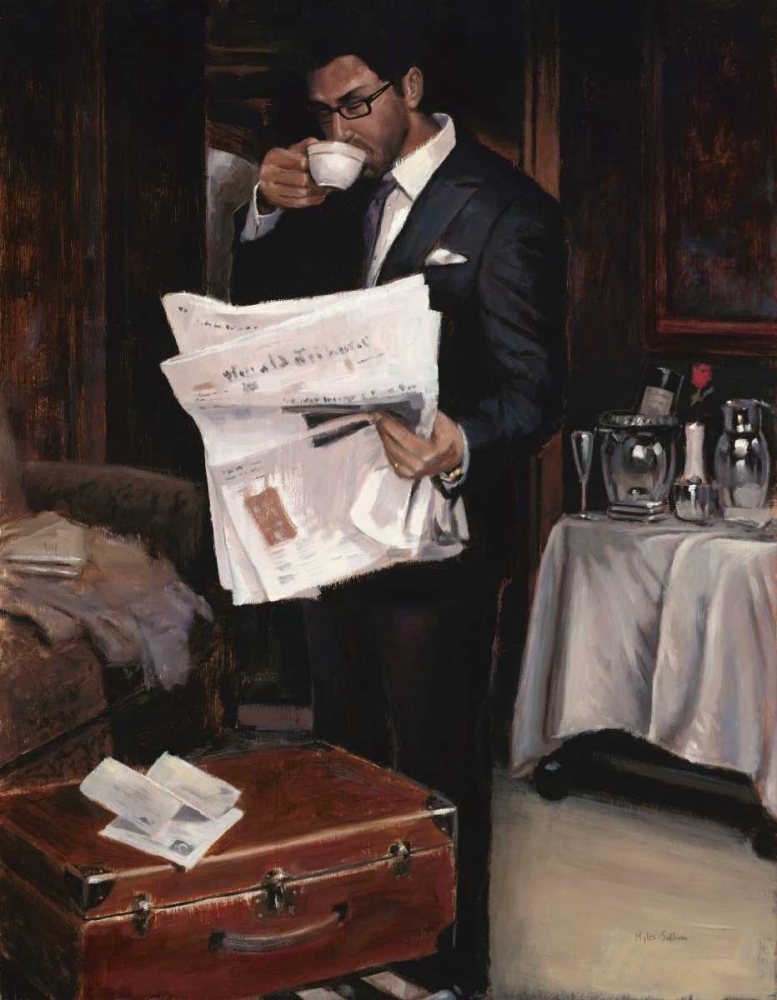 Wall Art Painting id:60601, Name: Room Service-Him, Artist: Sullivan, Myles  