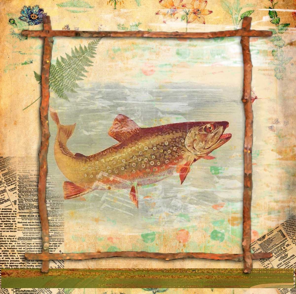 Wall Art Painting id:59601, Name: Trout Nature, Artist: Robertson, Walter 