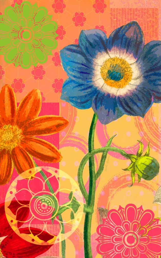 Wall Art Painting id:59640, Name: Brilliant Garden 2, Artist: Robertson, Walter 