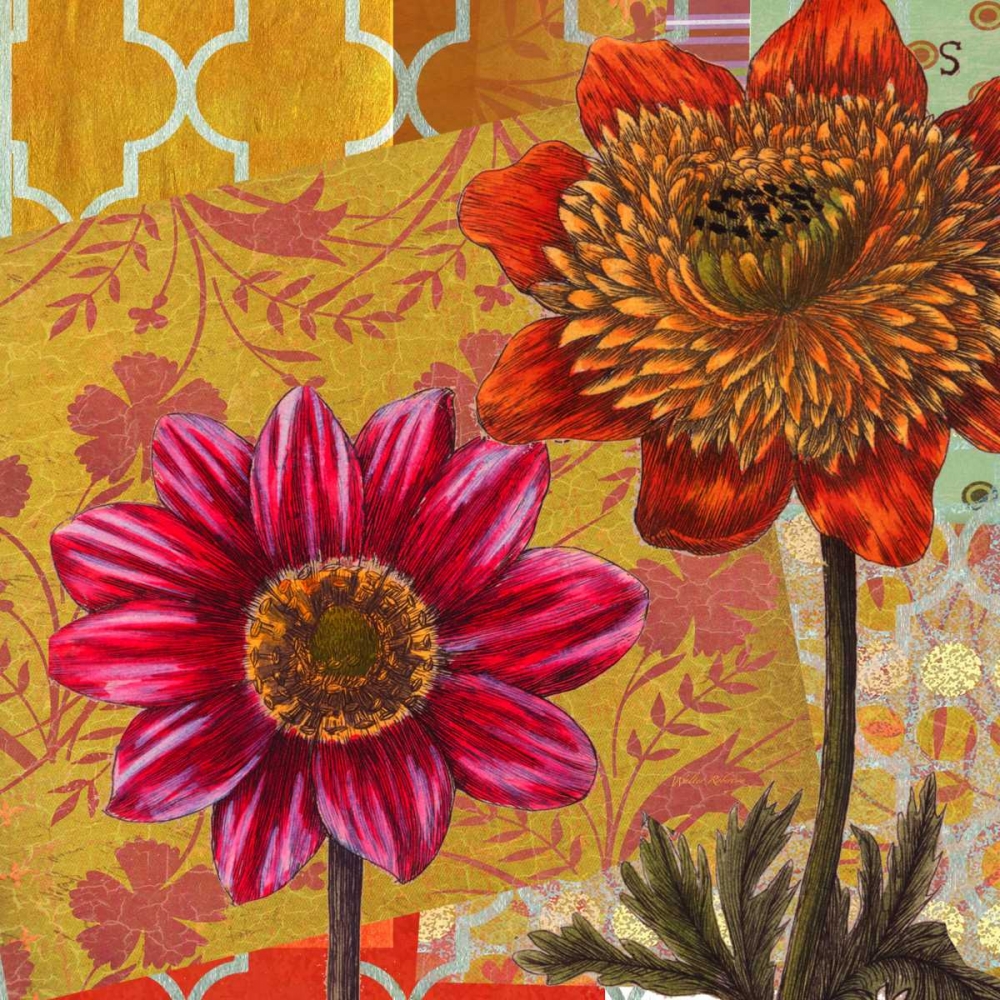 Wall Art Painting id:59644, Name: Lattice Garden 2, Artist: Robertson, Walter 