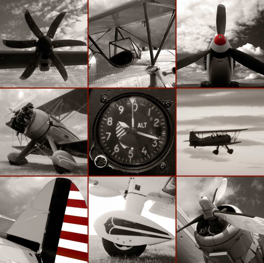Wall art: Aircraft Montage, by McCarthy, Matt