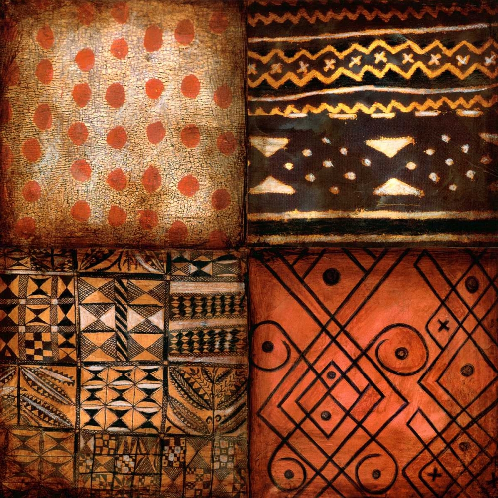 Wall art: Tribal Textile 1, by Dascher, Dennis 