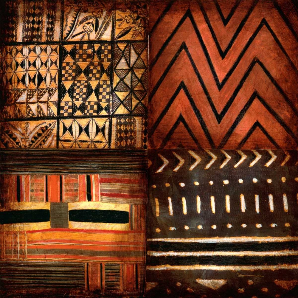 Wall art: Tribal Textile 2, by Dascher, Dennis 