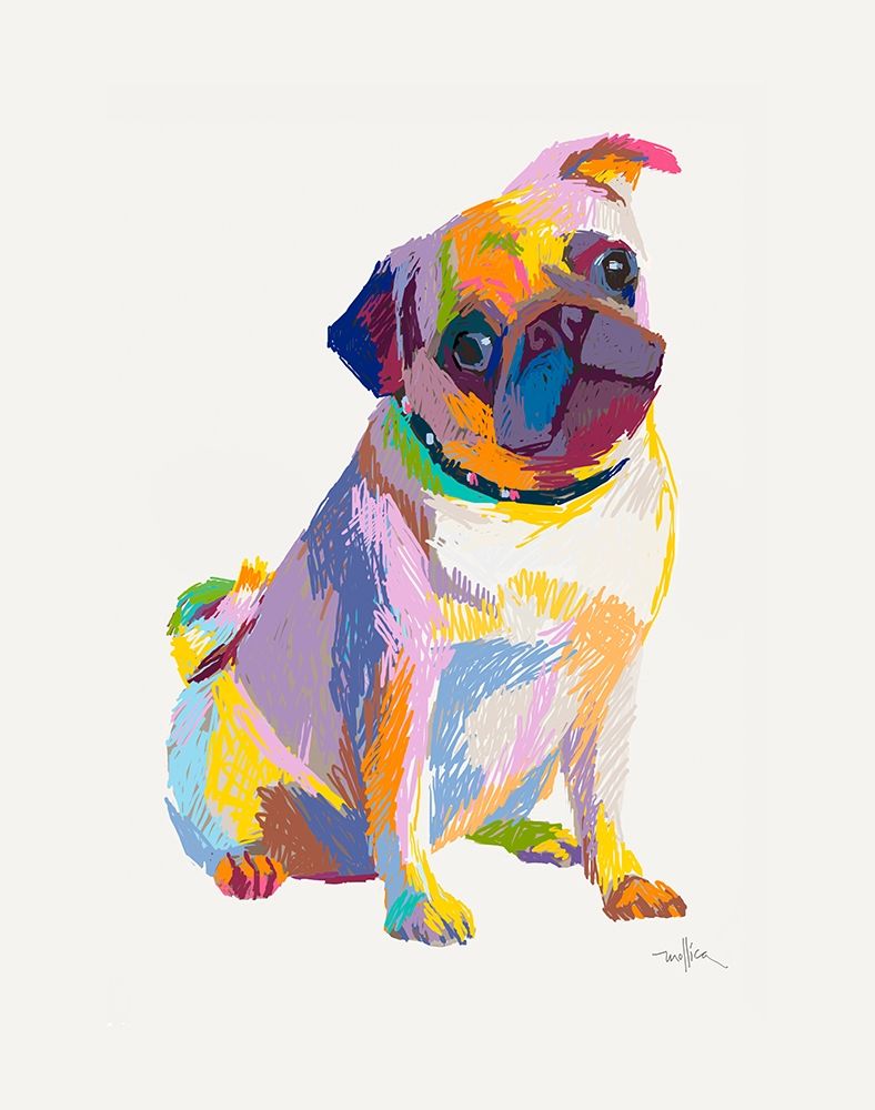 Art Print: PUG SKETCH