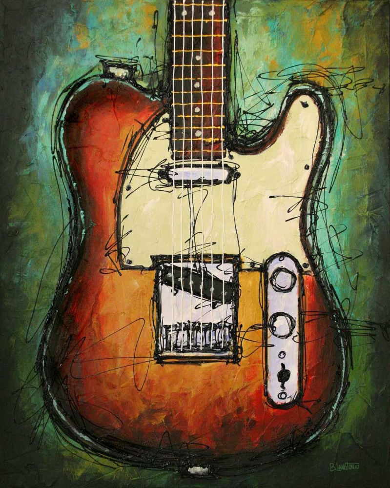 Wall Art Painting id:63479, Name: Country Twang, Artist: Langton, Bruce