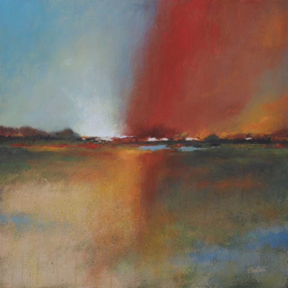 Wall Art Painting id:63494, Name: Plains Landscape 2, Artist: Langton, Bruce