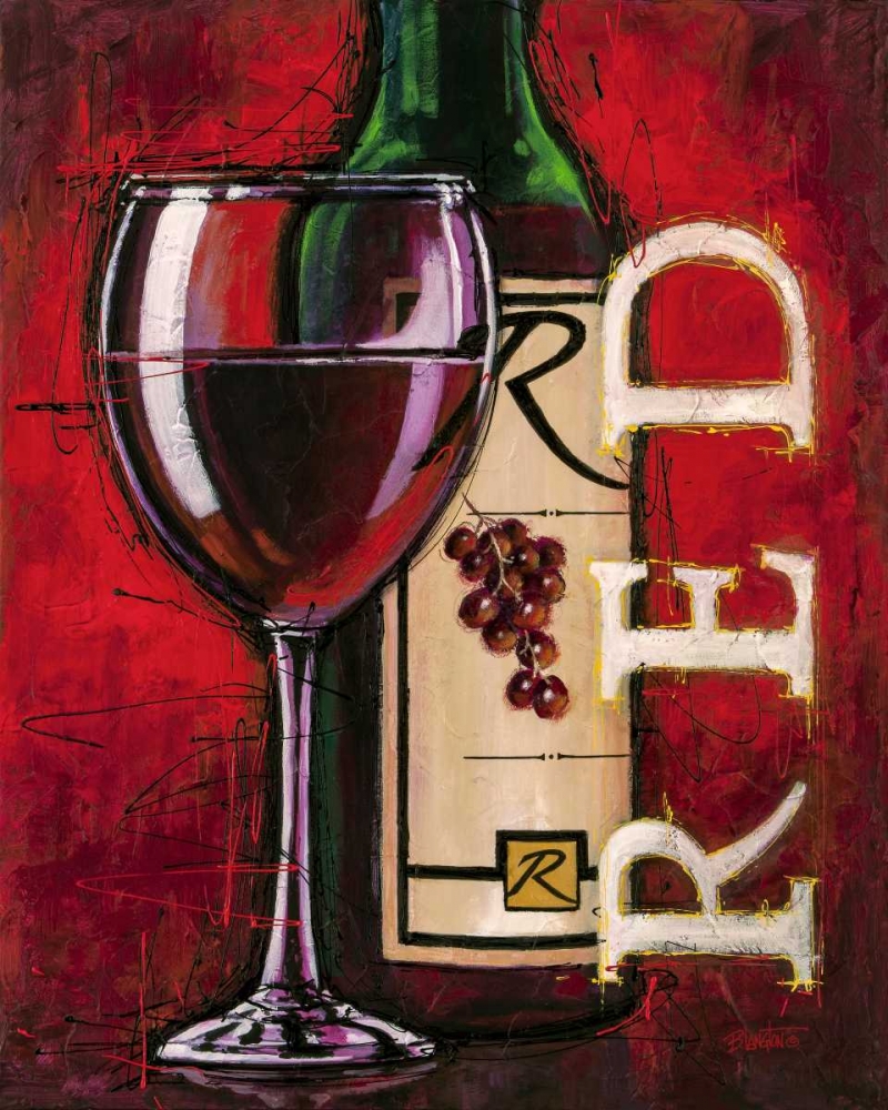 Wall Art Painting id:63495, Name: Red Wine Tasting, Artist: Langton, Bruce