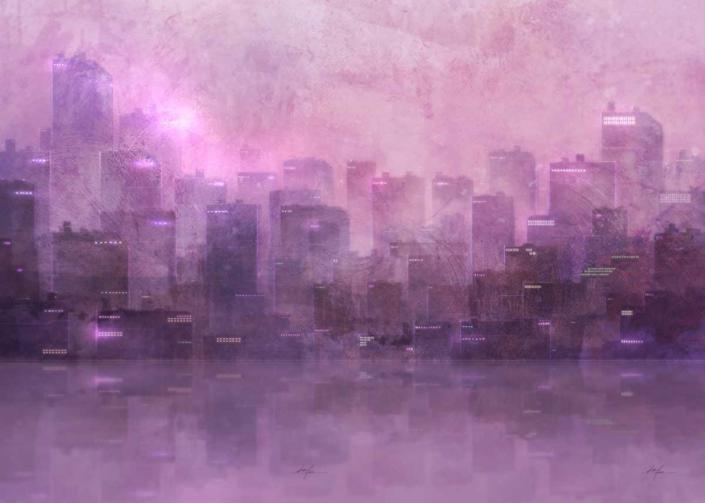 Wall Art Painting id:56494, Name: Dusk Skyline, Artist: Roko, Ken
