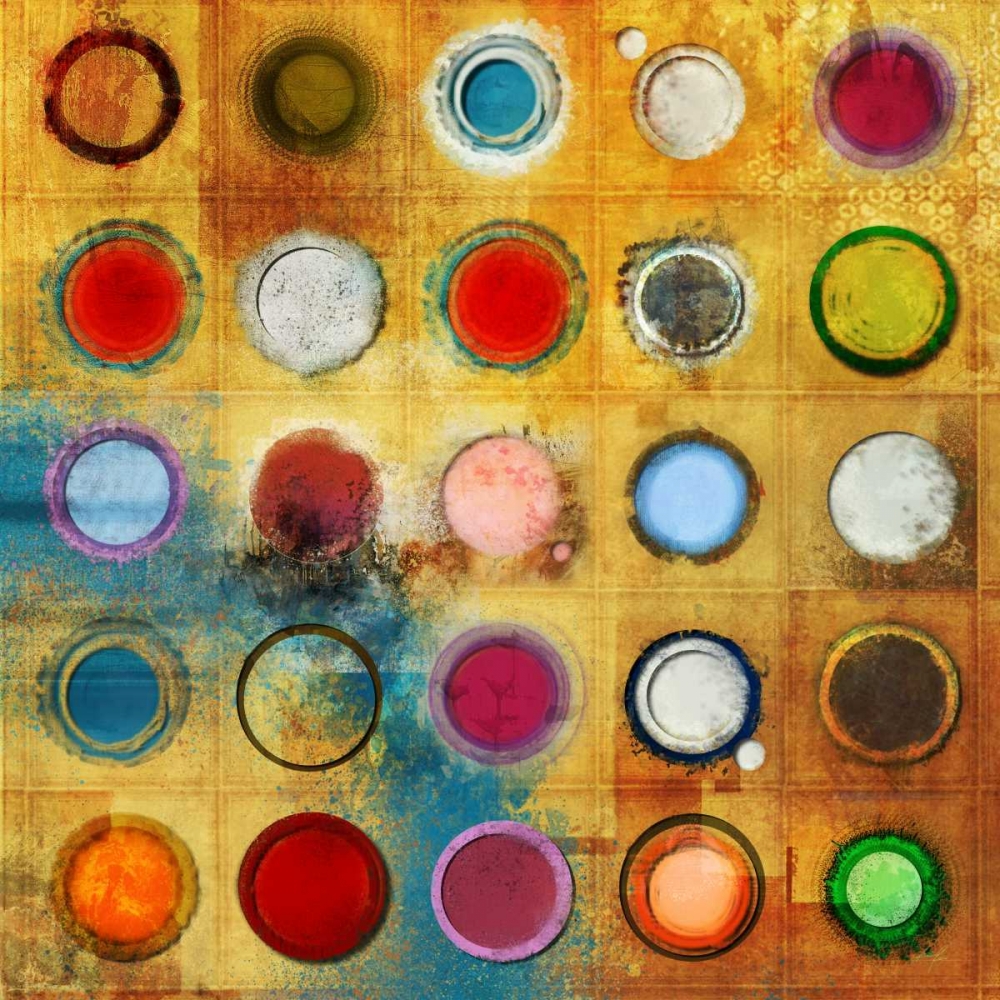 Art Print: Gold Network