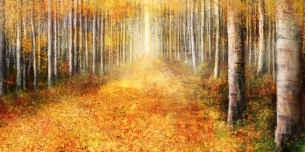 Art Print: Yellow Path 1
