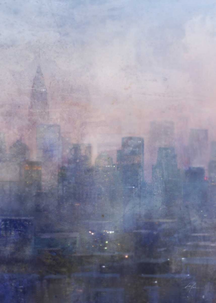 Art Print: City Blues 1