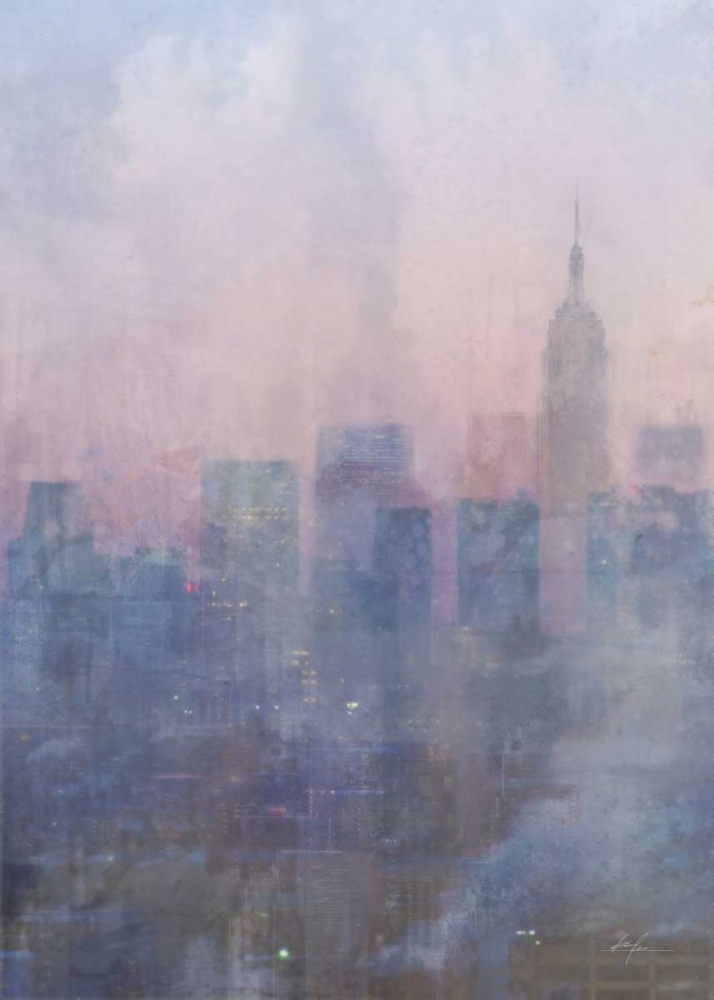 Art Print: City Blues 2