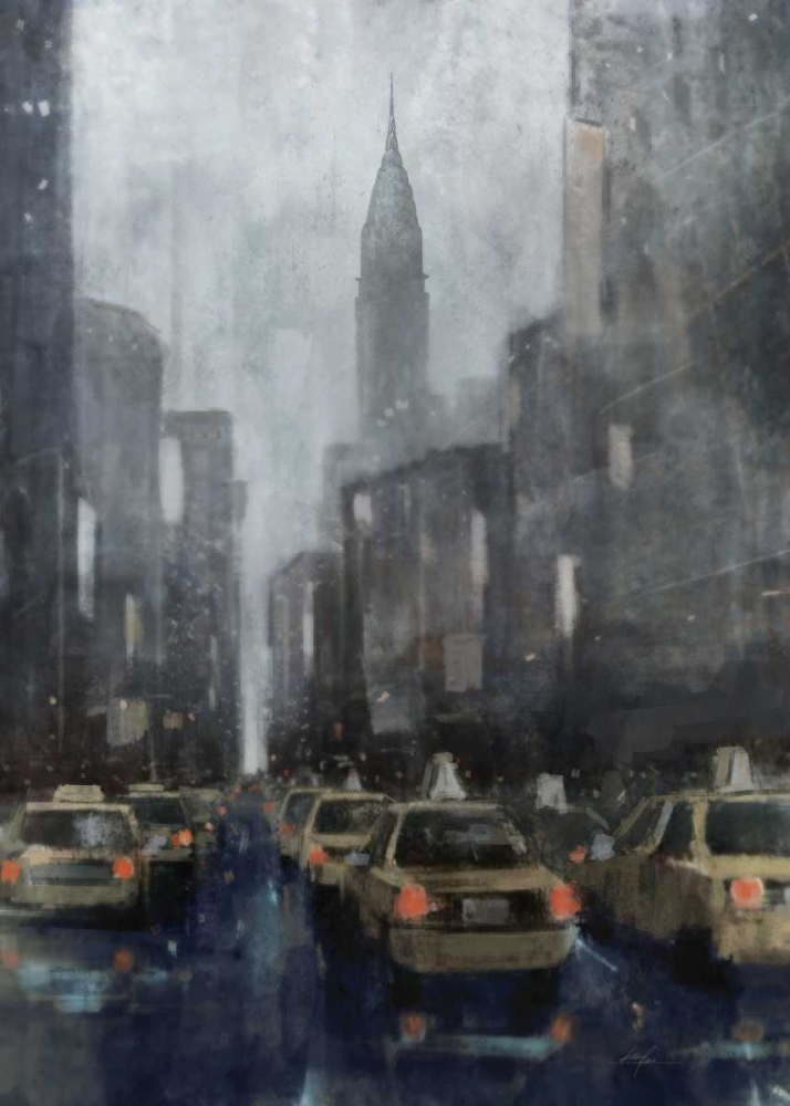 Wall Art Painting id:56629, Name: NYC Winter 2, Artist: Roko, Ken