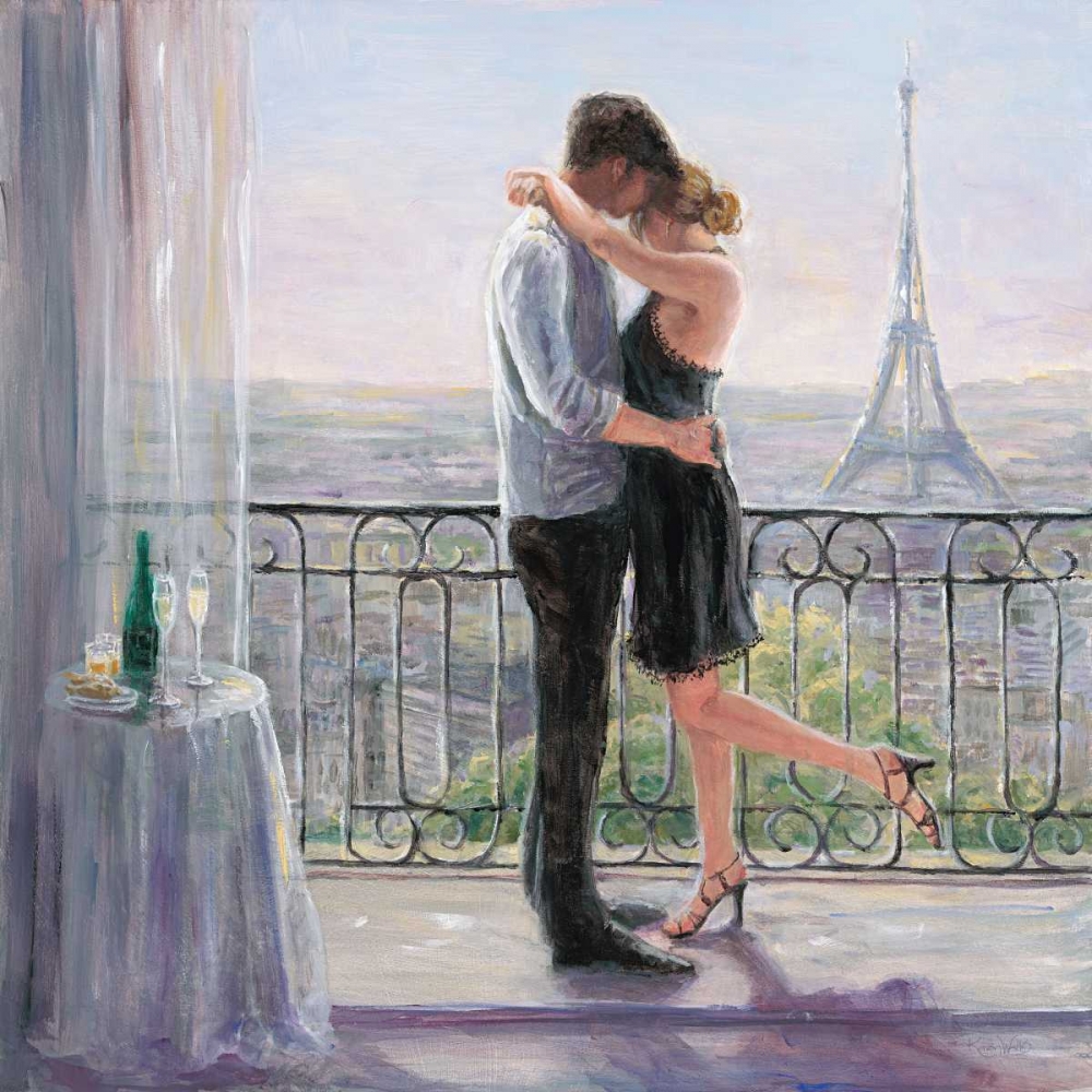 Art Print: Paris Morning Romance
