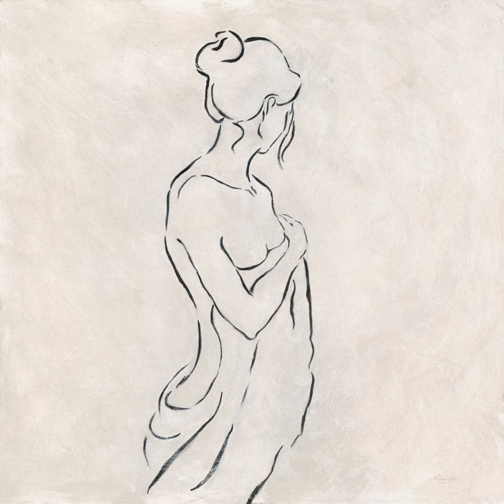 Wall Art Painting id:166495, Name: Alabaster Bather 1, Artist: Wallis, Karen