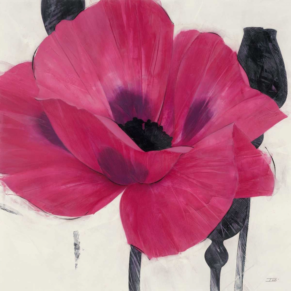 Wall Art Painting id:84970, Name: Elated Poppy, Artist: Stoyanov, Ivo