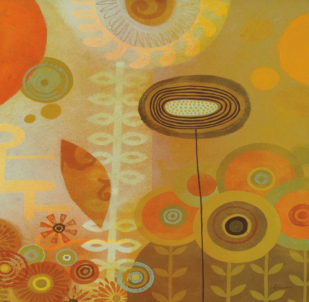 Wall Art Painting id:56780, Name: Groovy Bloom 2, Artist: Faust, Richard