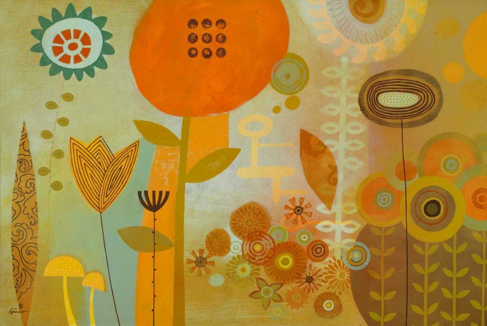 Wall Art Painting id:56778, Name: Groovy Bloom, Artist: Faust, Richard