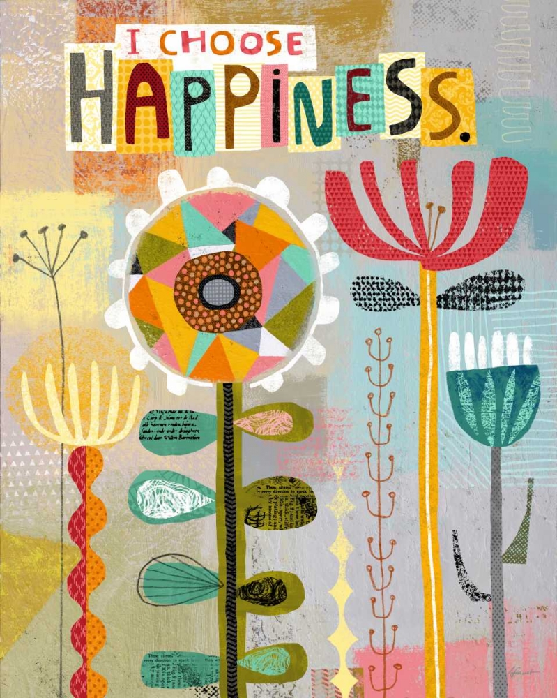 Wall Art Painting id:56784, Name: Happiness Flowers, Artist: Faust, Richard