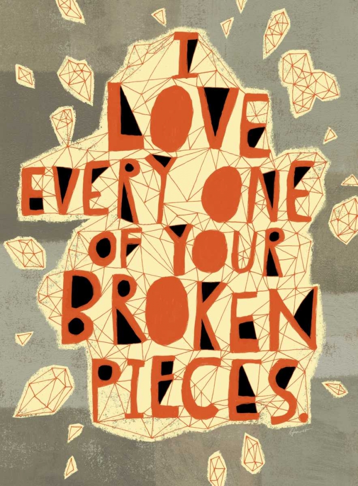 Wall Art Painting id:56787, Name: Broken Pieces, Artist: Faust, Richard