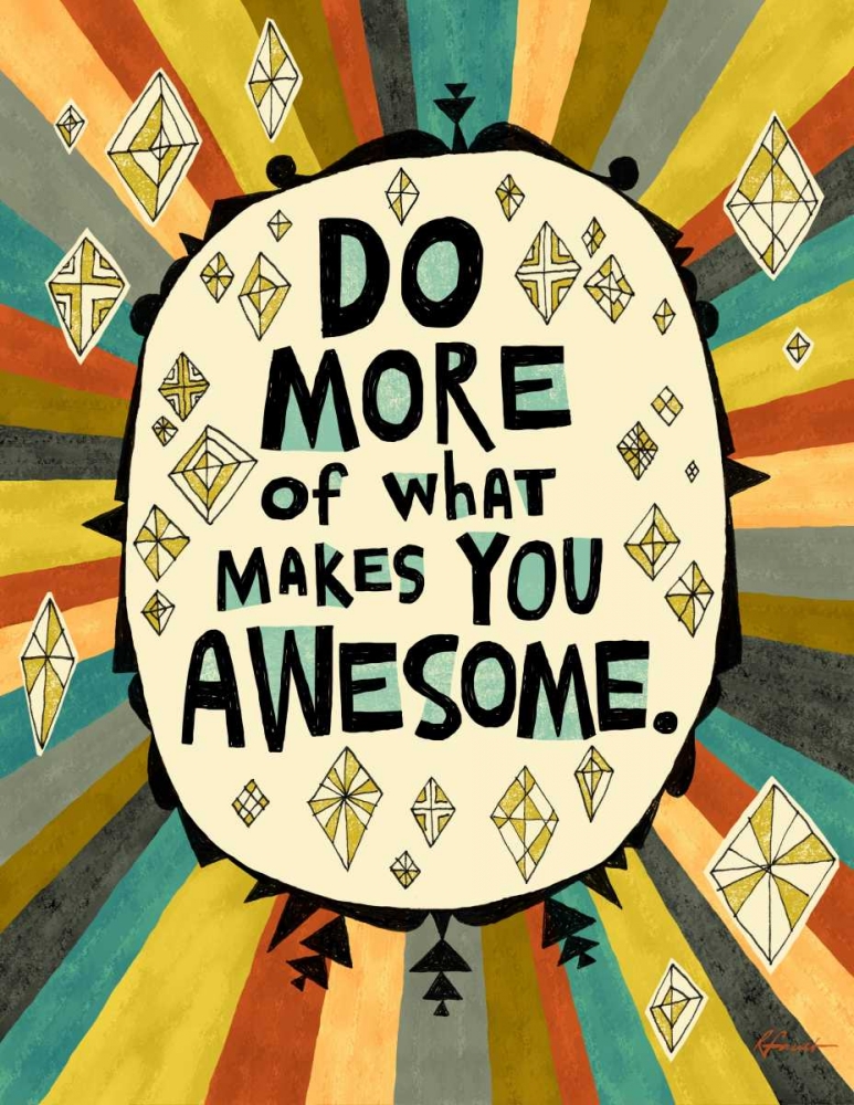 Wall Art Painting id:56813, Name: Awesome Words 1, Artist: Faust, Richard