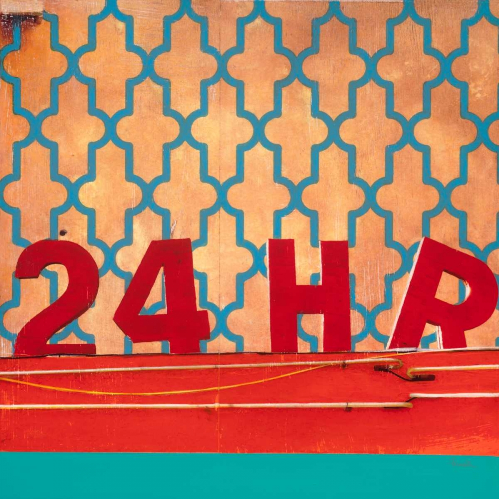 Art Print: Urban Collage 24 Hr