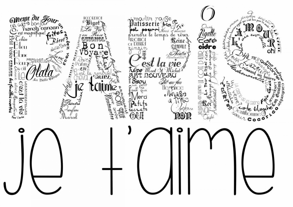 Wall Art Painting id:61930, Name: As The French Say-Paris, Artist: De Lauzun, Marion 