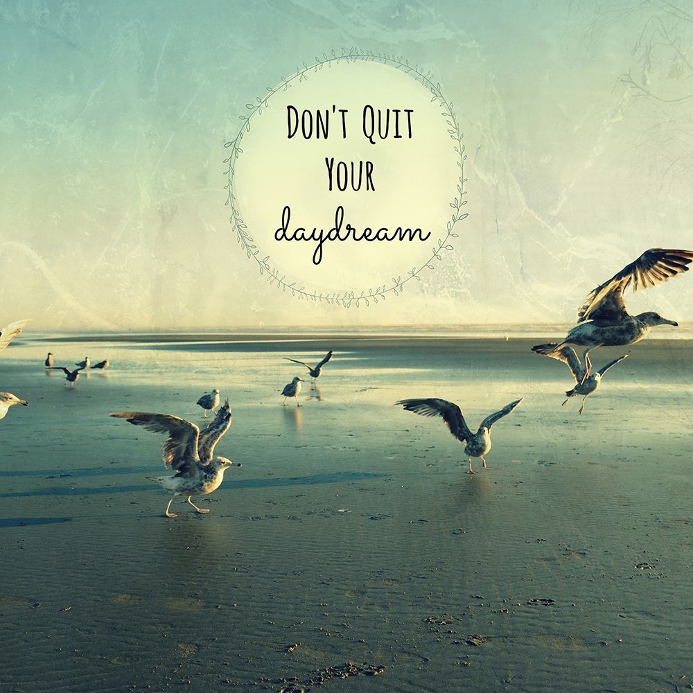 Wall Art Painting id:190675, Name: Dont Quit Your Daydream, Artist: Dickinson, Robin