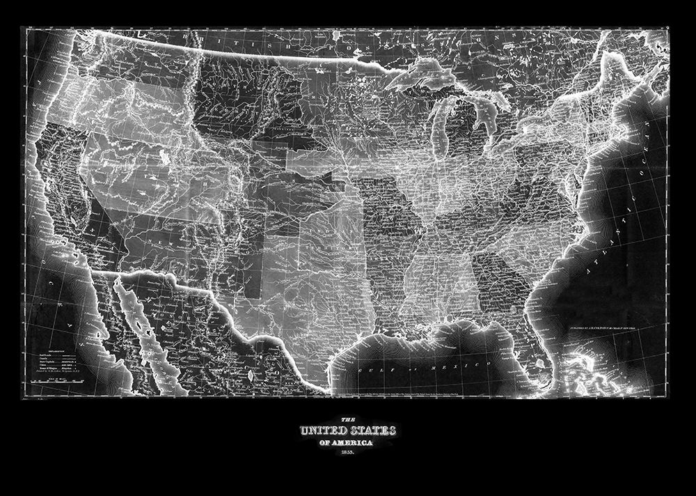 Art Print: United States 1853