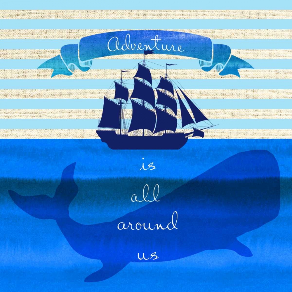 Wall Art Painting id:105770, Name: Adventure is All Around Us, Artist: Dos Santos, Bella