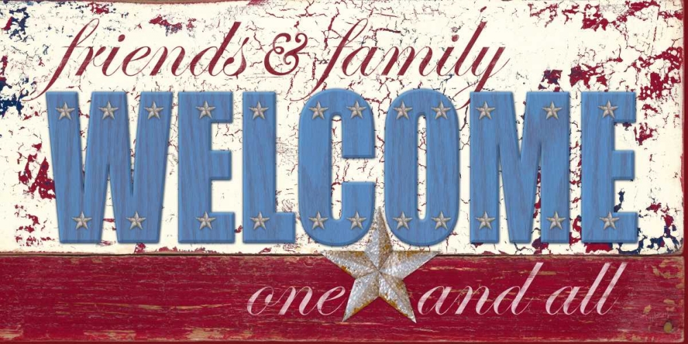 Art Print: Patriotic Welcome