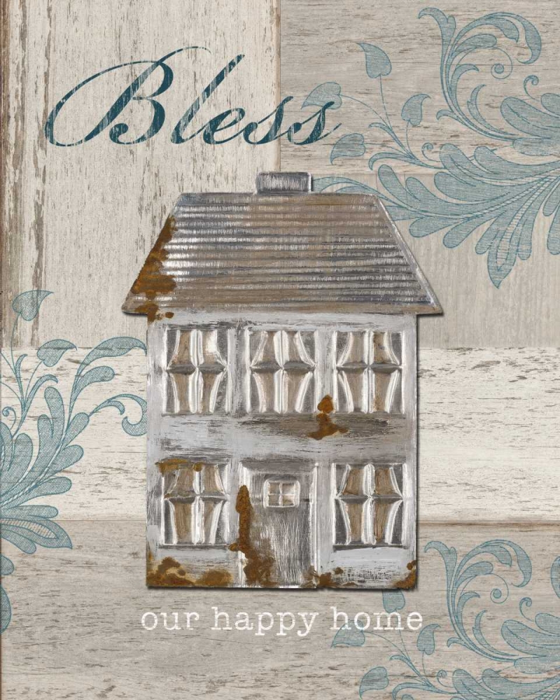 Art Print: Bless Our Happy Home