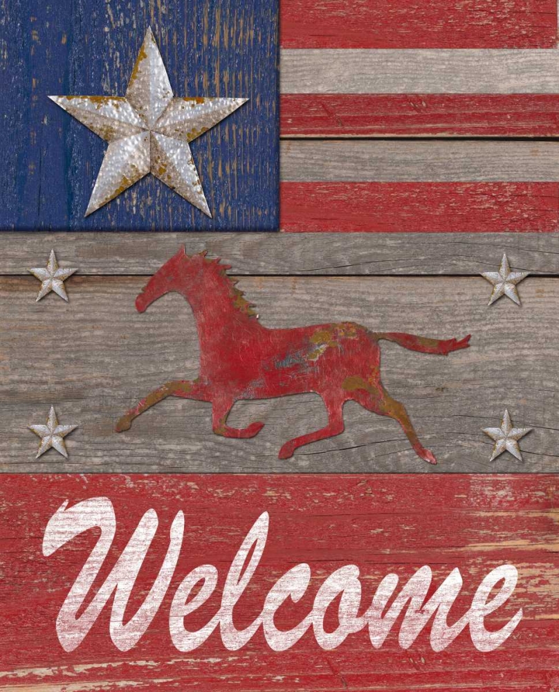 Art Print: Rustic Welcome