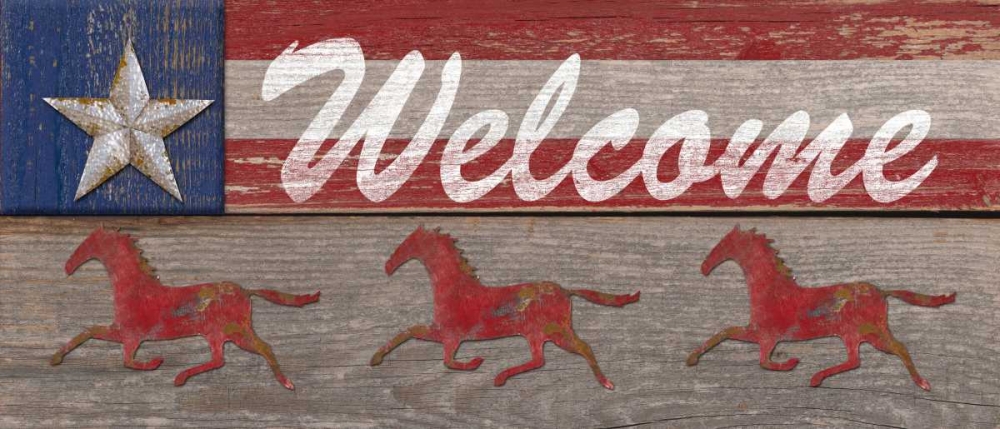 Art Print: Rustic Welcome