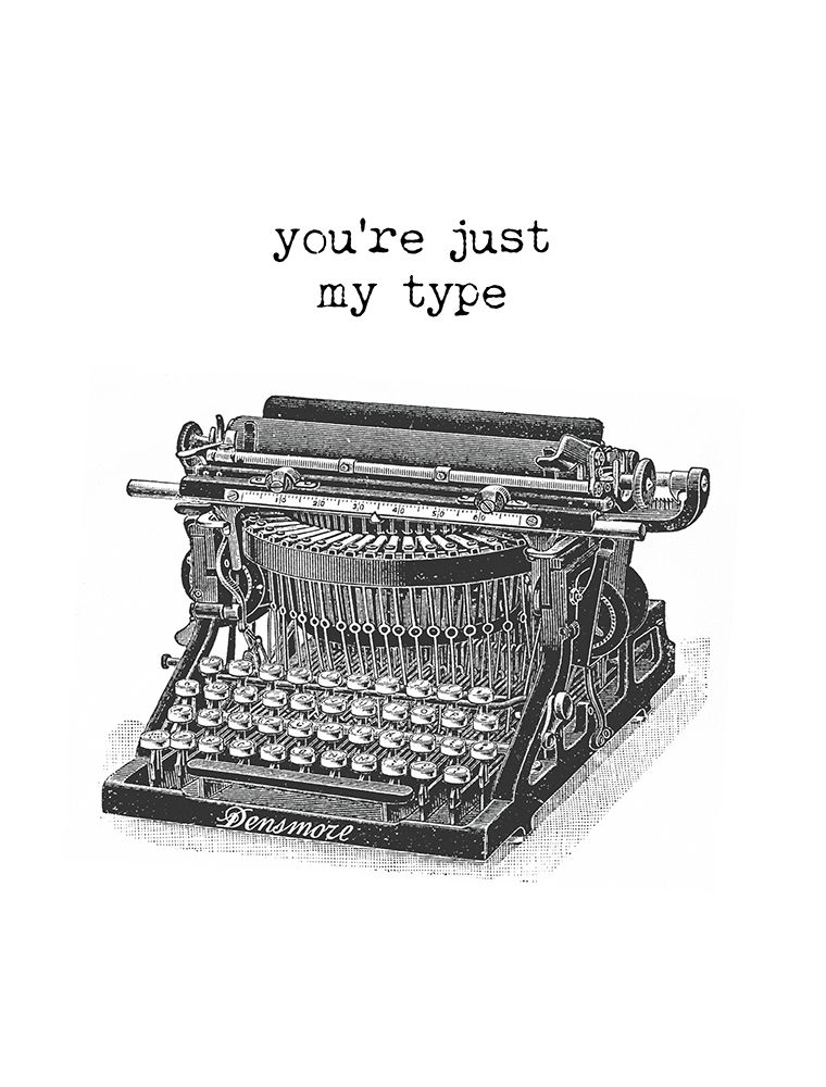 Wall art: Just My Type, by Appleman, Sam