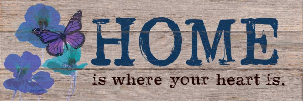 Art Print: Where Your Heart Is Blue