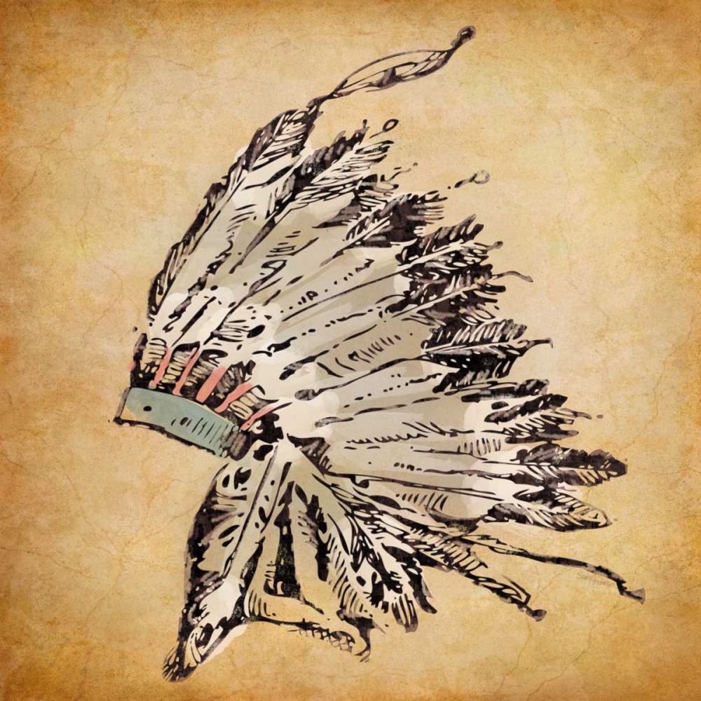 Wall art: Ceremonial Headdress, by Appleman, Sam
