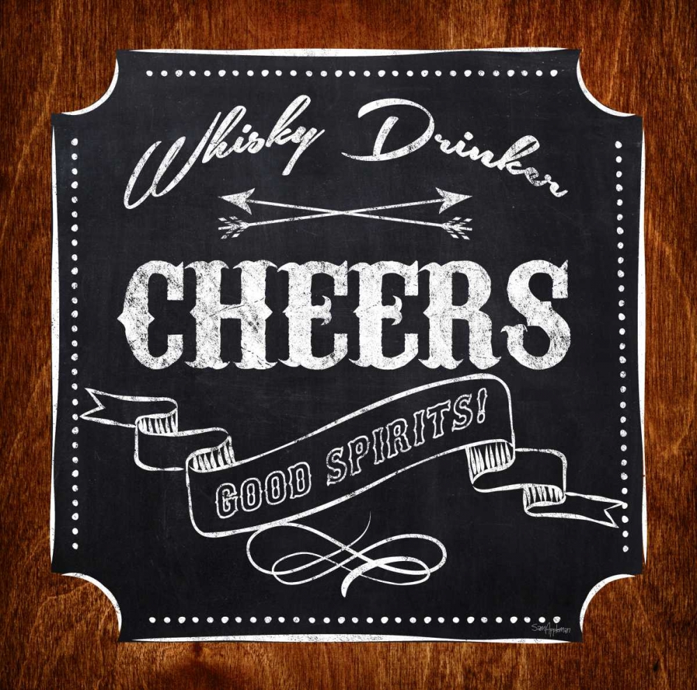 Wall Art Painting id:63329, Name: Whisky Drinker, Artist: Appleman, Sam