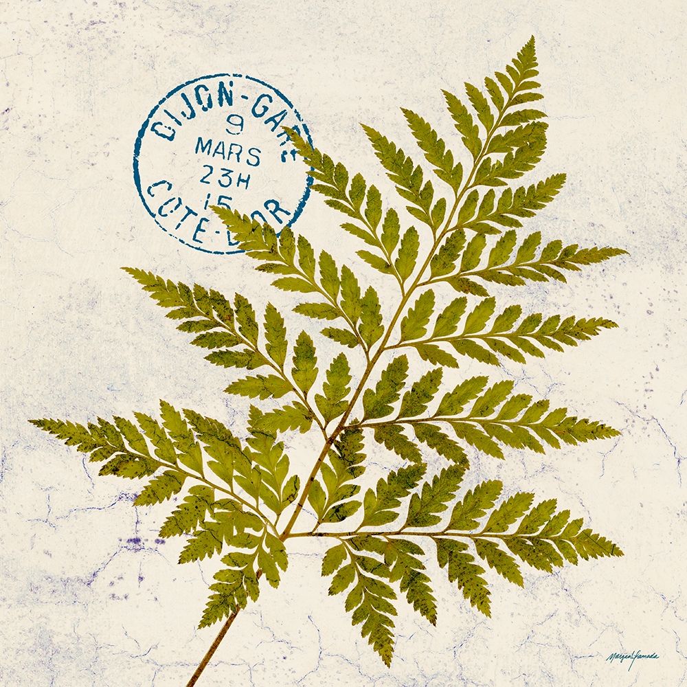 Art Print: JADE FOREST LEAF 1