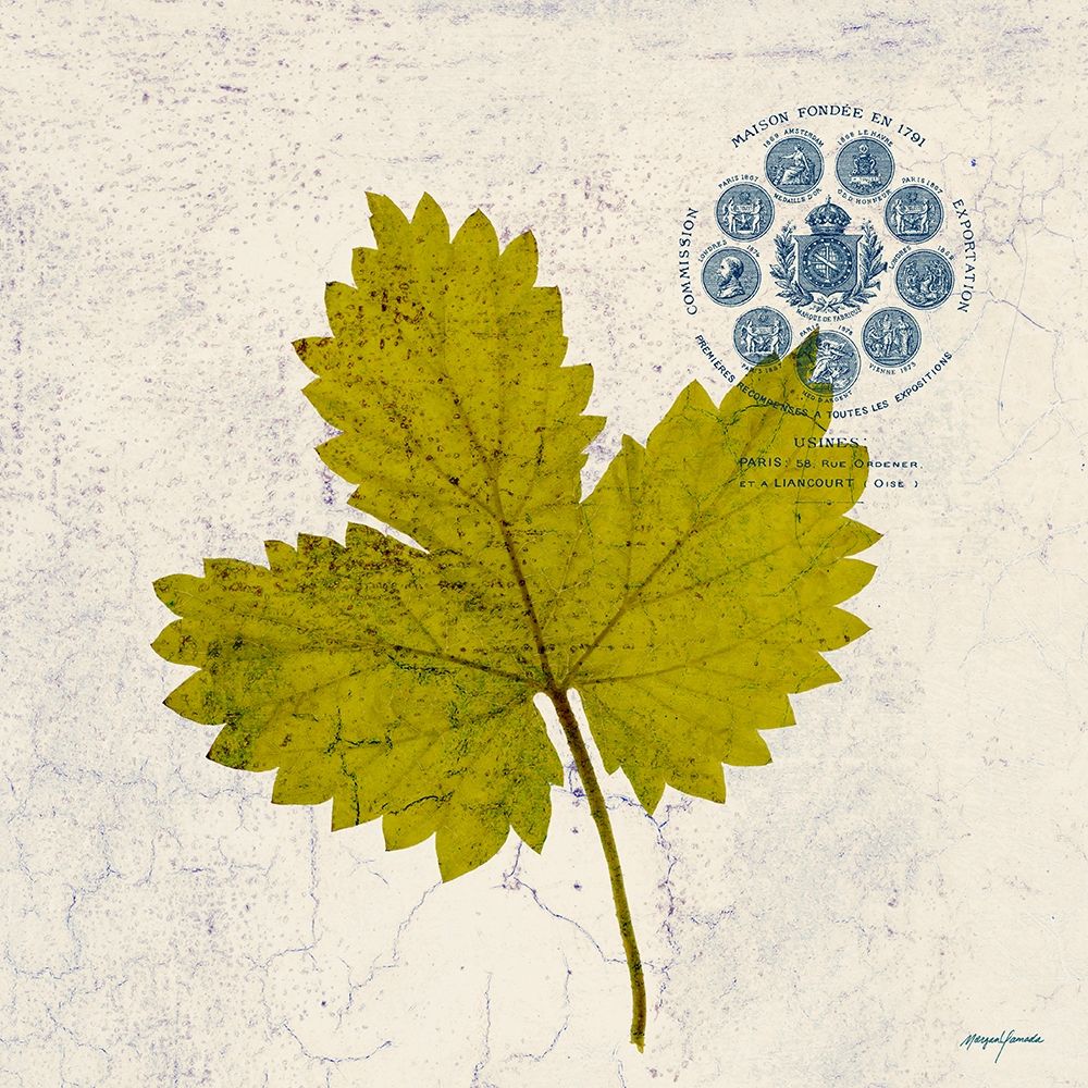 Art Print: JADE FOREST LEAF 2