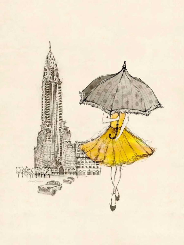 Art Print: Sketching a New York Memory